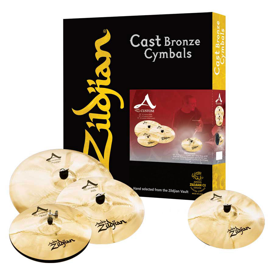 Zildjian Zildjian A Custom Cymbal Pack with 18 Inch Crash