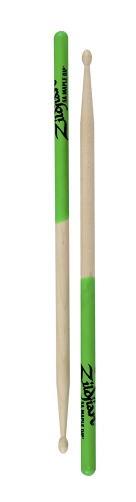 Zildjian Zildjian Dip Series Maple Drumsticks - Green (5A)