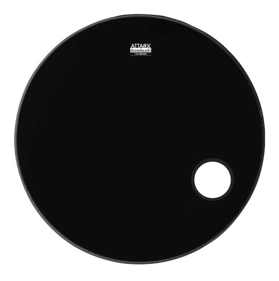 Attack Attack No Overtone Bass Drum Head, Ported (22 Inch)