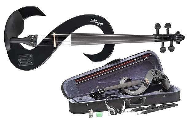 Stagg Stagg EVN44 Complete Electric Violin Package - Black