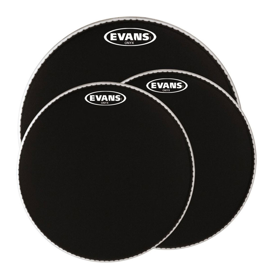 Evans Evans Onyx Drumhead Tom Pack, Clear