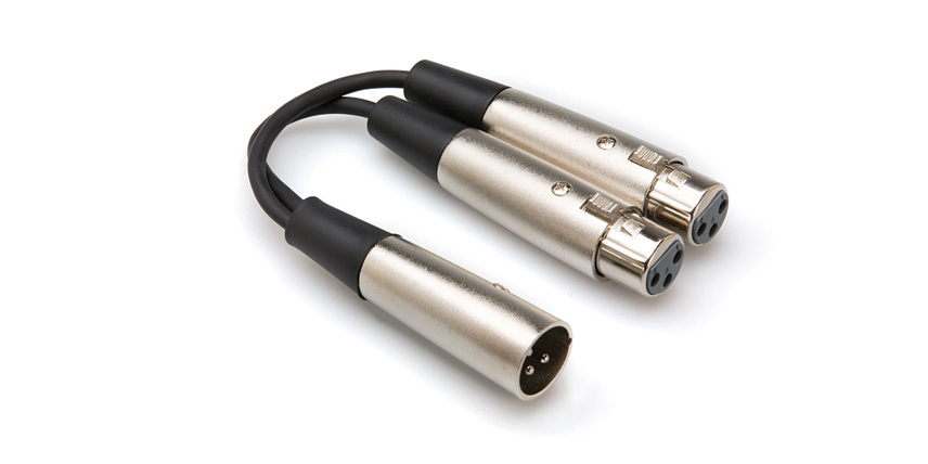 Hosa Hosa YXF-119 Dual XLR Female to XLR Male Y Adapter Cable