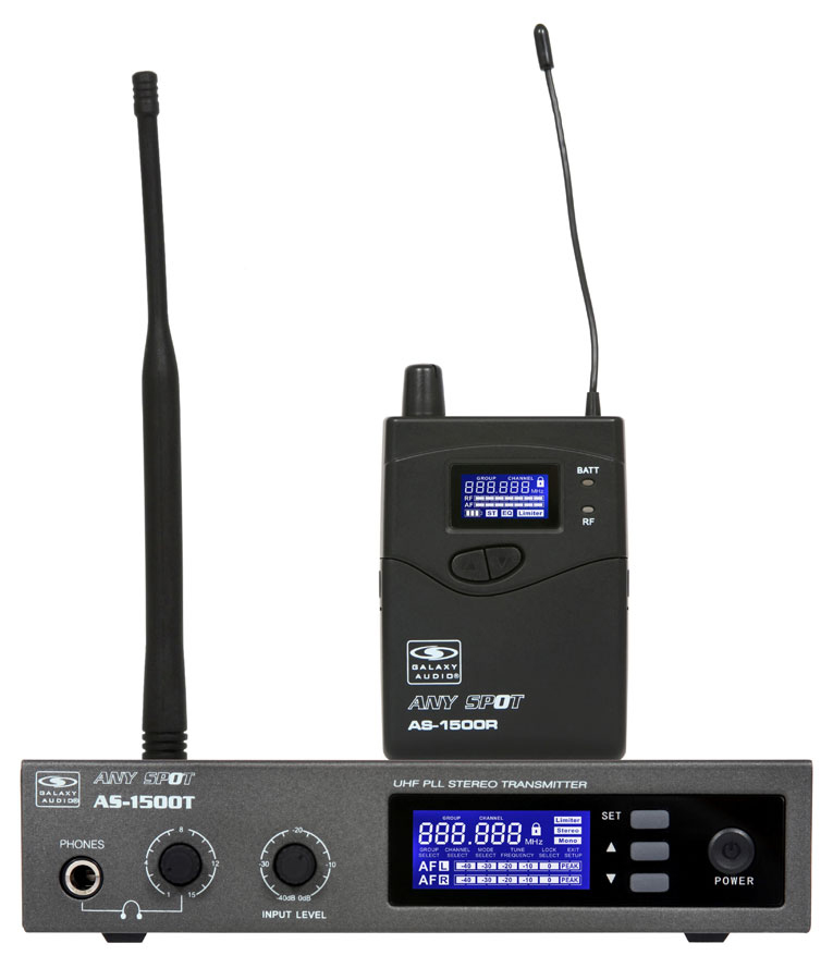 Galaxy Audio Galaxy Audio Wireless AS1500 Personal In-Ear Monitor System