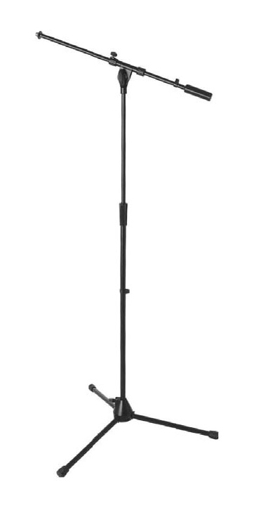 On-Stage On-Stage 9701B Plus Pro Tripod Boom Mic Stand - Black