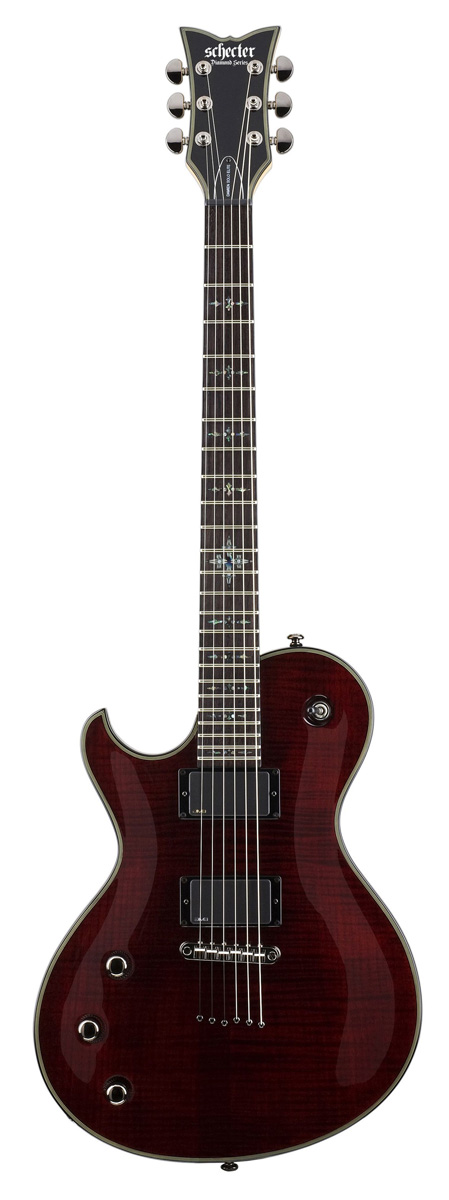 Schecter Schecter Damien Solo Elite Electric Guitar, Left-Handed - Crimson Red