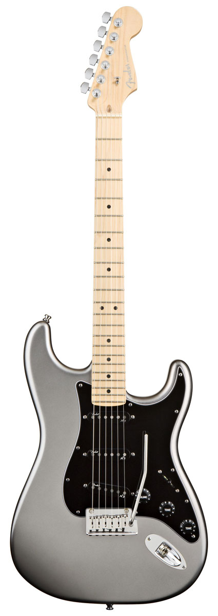 Fender Fender American Deluxe Stratocaster Electric Guitar, Maple - Tungsten