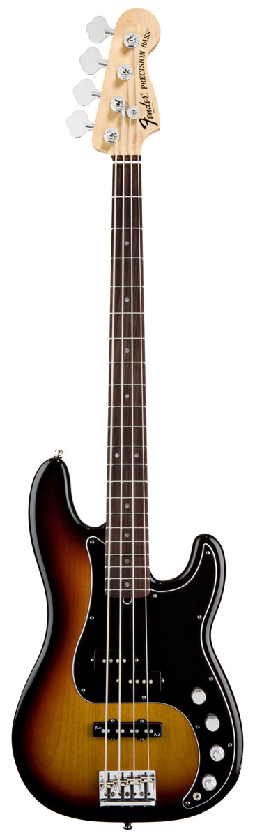 Fender Fender P-Bass American Deluxe Precision Electric Bass Guitar - 3-Color Sunburst