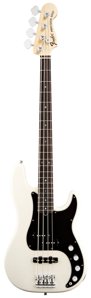 Fender Fender P-Bass American Deluxe Precision Electric Bass Guitar - Olympic White