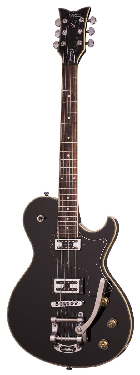 Schecter Schecter Solo Vintage Electric Guitar with Bigsby Vibrato - Black