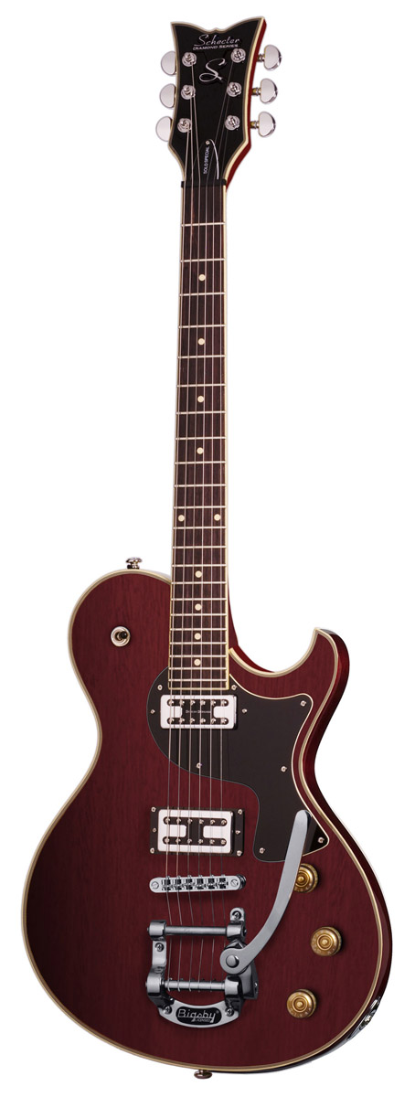 Schecter Schecter Solo Vintage Electric Guitar with Bigsby Vibrato - See-Thru Cherry