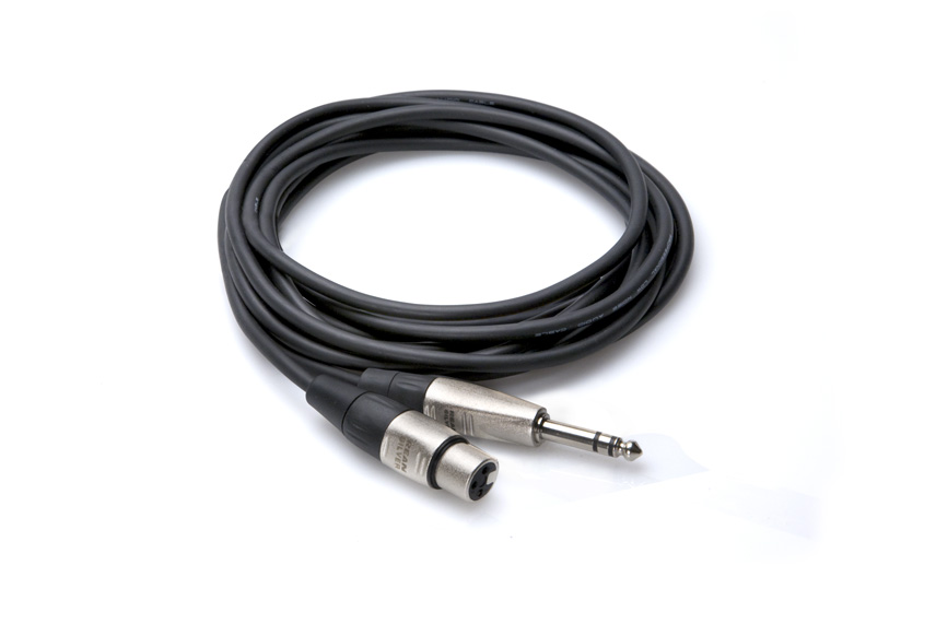 Hosa Hosa HXS Balanced 1/4-inch TRS to XLR Female Interconnect Cable (5 Foot)