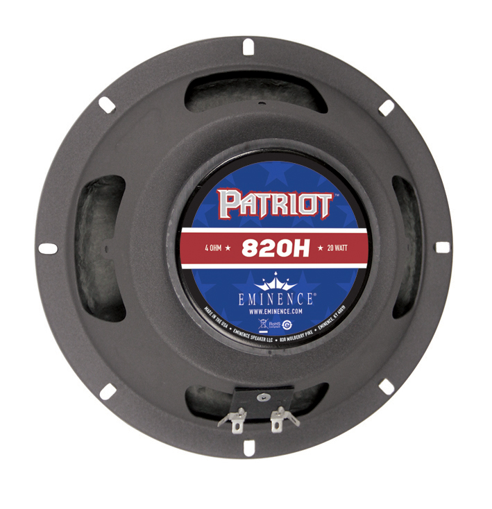 Eminence Eminence 820H Patriot Guitar Speaker (20 Watts, 8