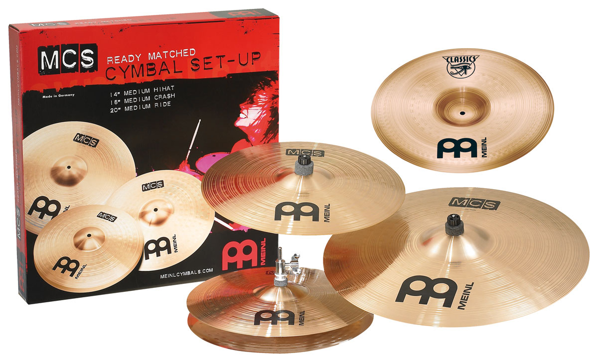 Meinl Meinl MCS Cymbal Pack with Free 16 Inch China Cymbal