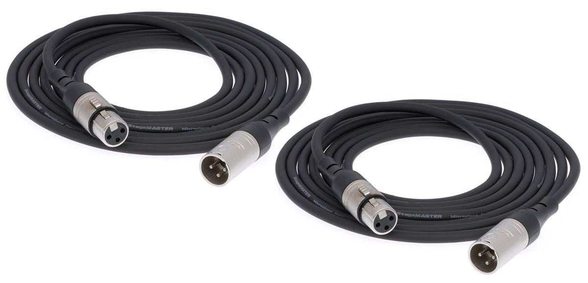 Pro Co Pro Co StageMaster Mic Cable Pack (25 Foot)