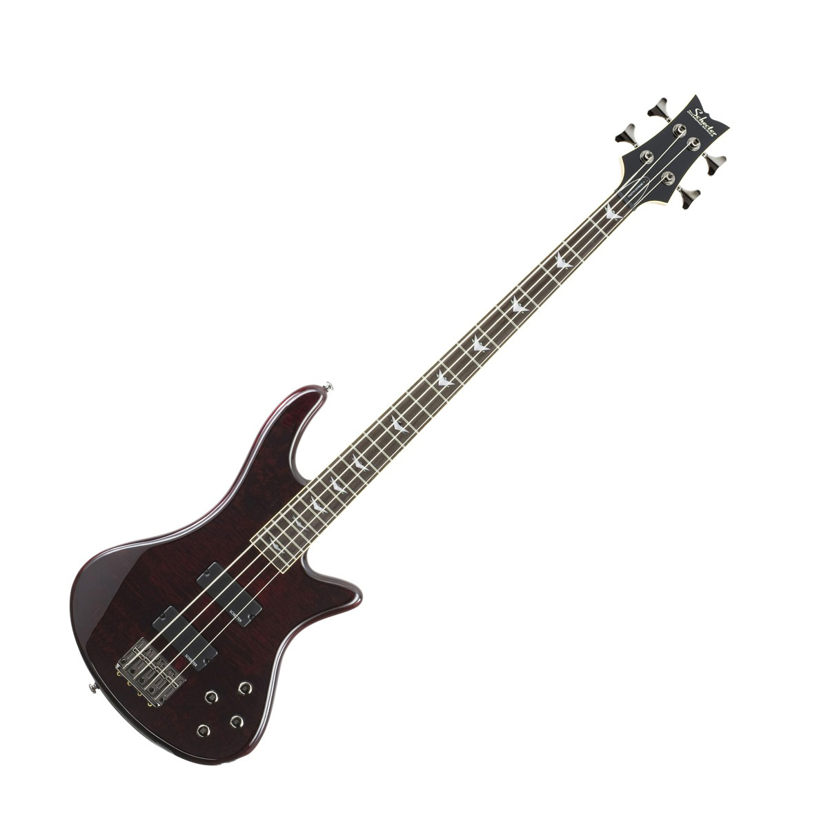 Schecter Schecter Stiletto Extreme 4 4-String Electric Bass Guitar - Black Cherry