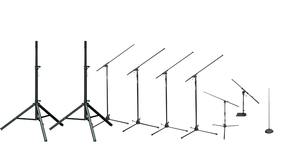 On-Stage On-Stage Club Pack 2 Microphone/Speaker Stand Package