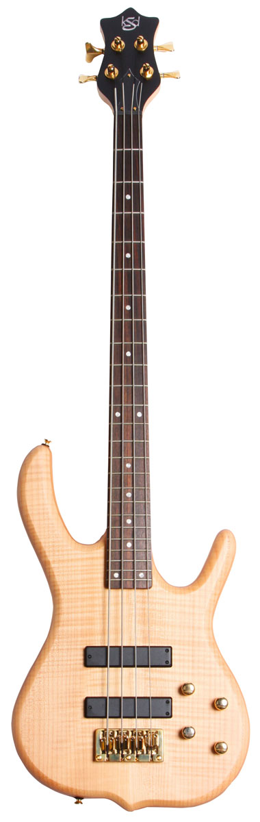 Ken Smith Design Ken Smith Design Burner Electric Bass Guitar, Deluxe - Natural