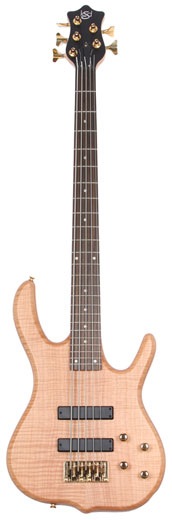 Ken Smith Design Ken Smith Design Burner Deluxe Electric Bass, 5-String - Natural