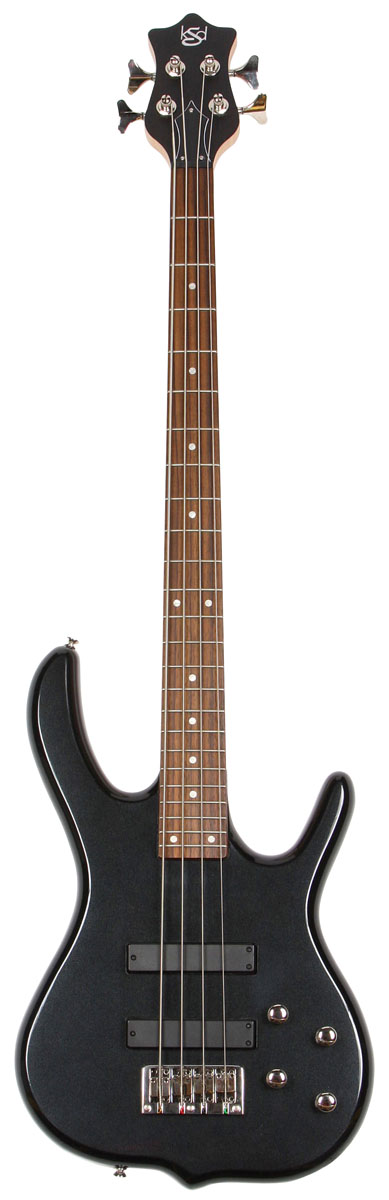 Ken Smith Design Ken Smith Design Burner Electric Bass Guitar, Standard - Metallic Black