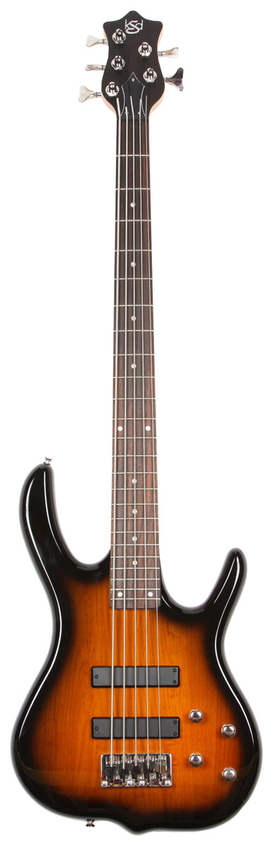 Ken Smith Design Ken Smith Design Burner Standard 5-String Electric Bass Guitar - Metallic Black