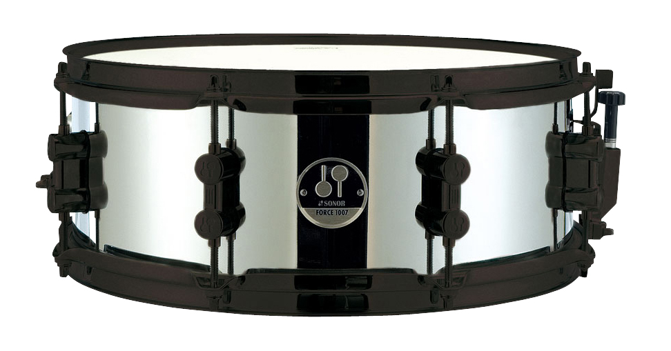 Sonor Sonor Sideman Snare Drum, Steel - Black (10x5 Inch)
