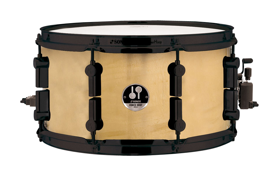 Sonor Sonor Force 3007 Snare Drum, Maple - Black on Natural (13x7 Inch)