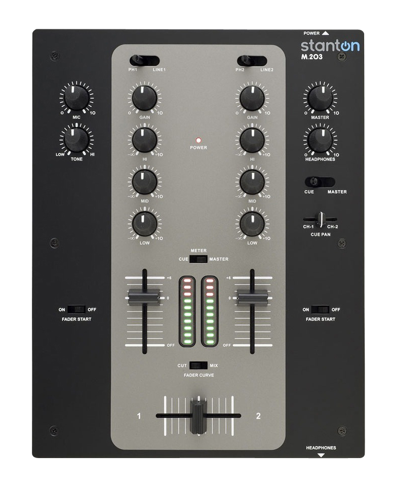 Stanton Stanton M.203 DJ Mixer, 2-Channel