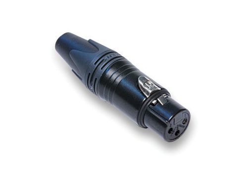 Neutrik Neutrik NC3FXX XLR Female Connector - Black Chrome