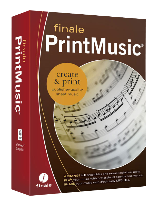 MakeMusic MakeMusic Finale Print Music 2010 Composition Software, Mac/PC