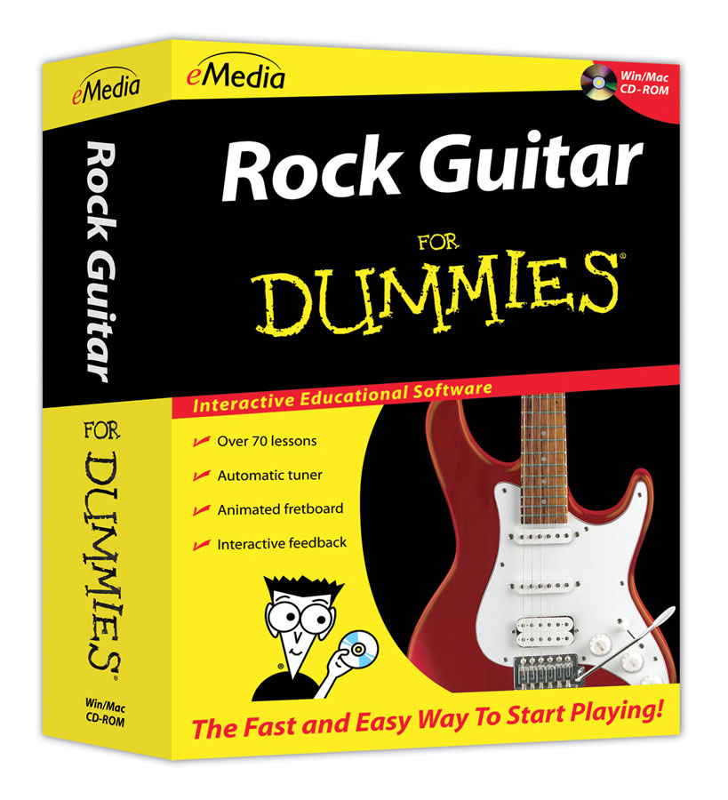 eMedia eMedia Rock Guitar for Dummies, Instructional Software