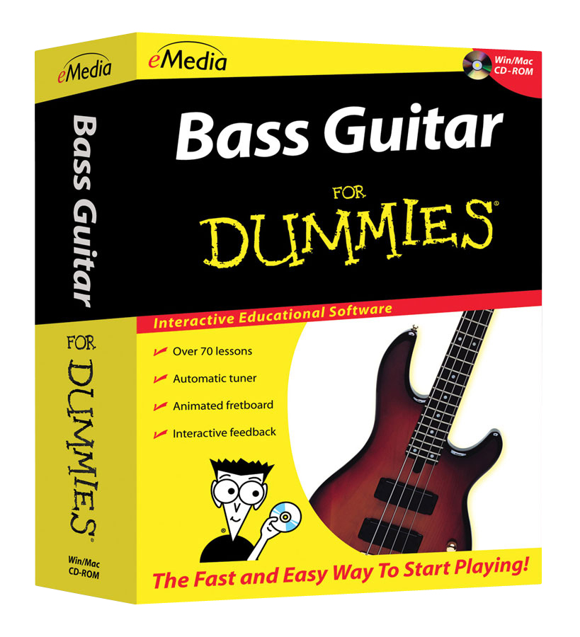 eMedia eMedia Bass Guitar for Dummies Software