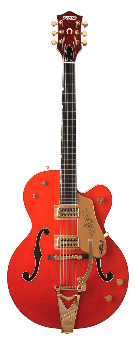 Gretsch Guitars and Drums Gretsch Chet Atkins G6120 Hollowbody Electric Guitar w/Case - Deep Orange Stain
