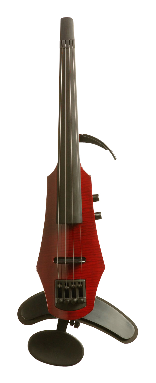 NS Design NS Design WAV 4 Electric Violin, w/Case - Transparent Red