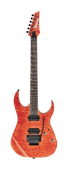 Ibanez Ibanez RG920QM Electric Guitar, Premium Series w/Gig Bag - Liquid Inferno