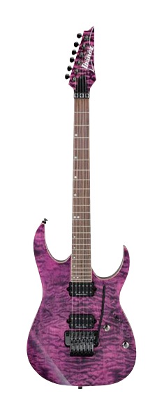Ibanez Ibanez RG920QM Electric Guitar, Premium Series w/Gig Bag - High Voltage Violet