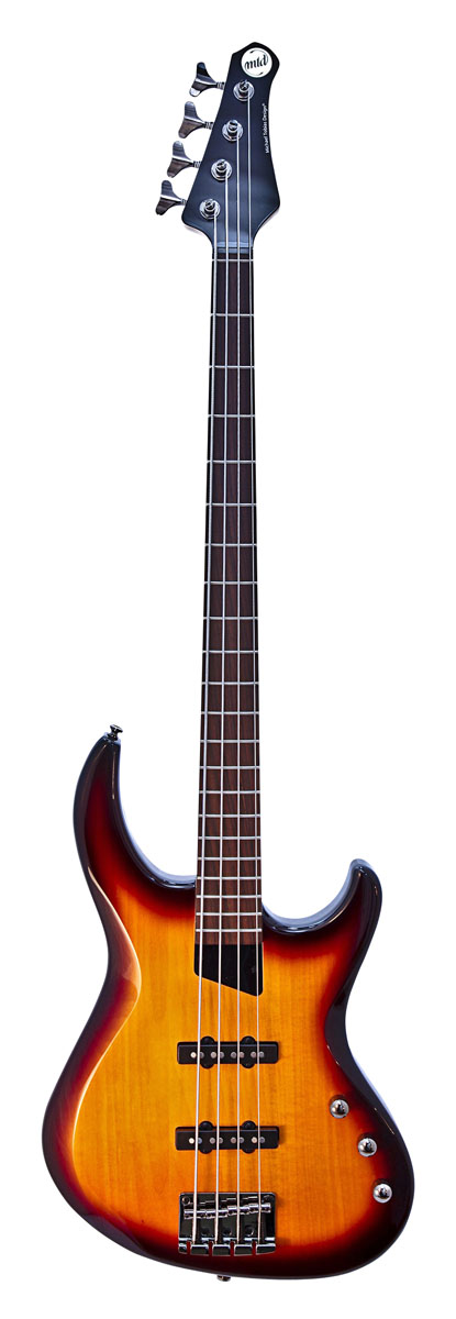 Michael Tobias Design MTD Kingston Saratoga Electric Bass Guitar - Tobacco Sunburst