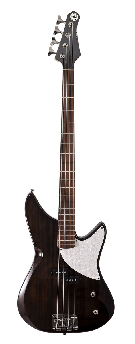 Michael Tobias Design MTD Kingston CRB4 Electric Bass Guitar - Transparent Black