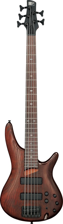 Ibanez Ibanez SR605 5-String Electric Bass Guitar - Walnut Flat