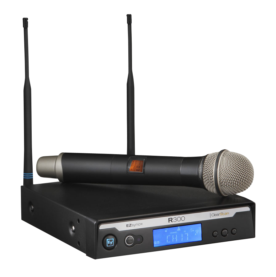 Electro-Voice ElectroVoice R300HD Vocal Microphone System, Wireless