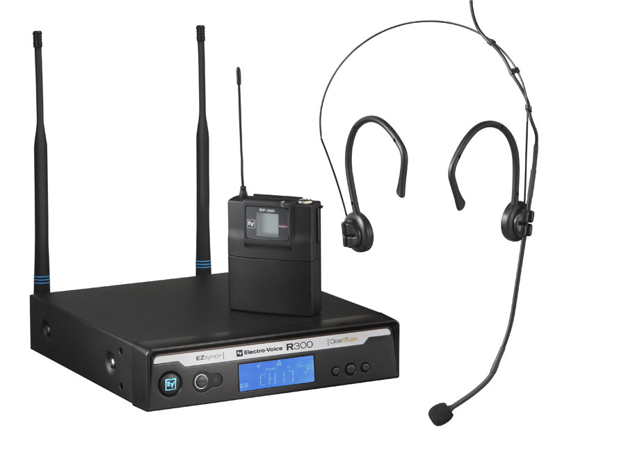 Electro-Voice ElectroVoice R300E Headset Microphone System, Wireless
