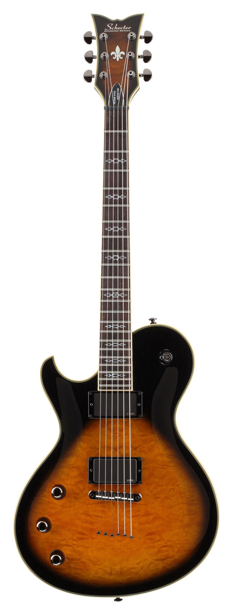 Schecter Schecter Left-Handed SOLO6 Hellraiser Special Electric Guitar - Dark Vintage Sunburst