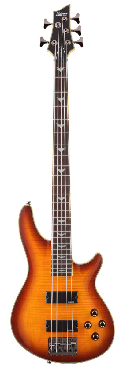 Schecter Schecter Omen Extreme 5 Electric Bass Guitar, 5-String - Vintage Sunburst