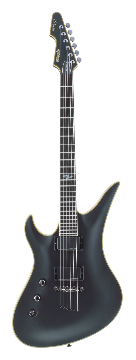 Schecter Schecter ATX Avenger Blackjack Electric Guitar, Left-Handed  - Aged Black Satin