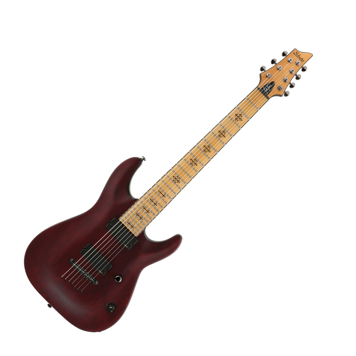 Schecter Schecter Loomis 7 Electric Guitar, 7-String - Vampyre Red Satin