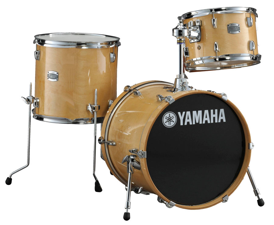 Yamaha Yamaha SCB8F30 Stage Custom Bebop Drum Shell Kit, 3-Piece - Natural