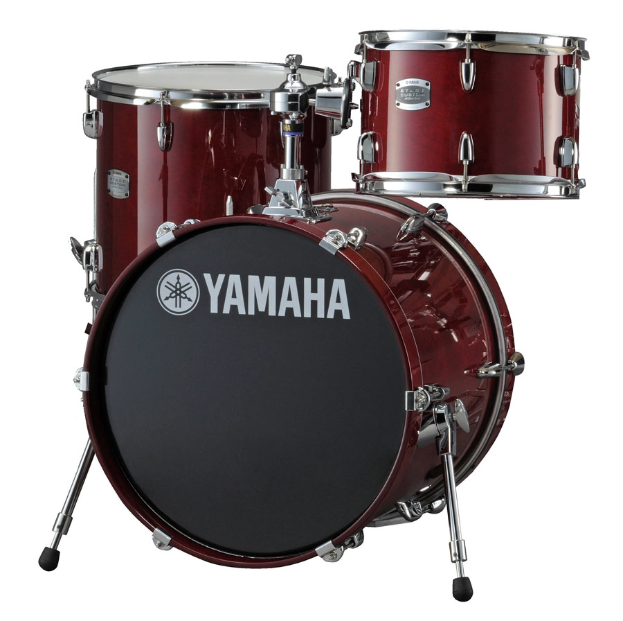 Yamaha Yamaha SCB8F30 Stage Custom Bebop Drum Shell Kit, 3-Piece - Cranberry