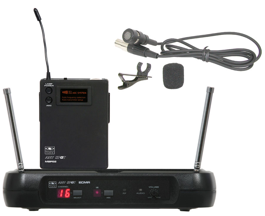 Galaxy Audio Galaxy ECM Wireless Lavalier Microphone System (UHF)