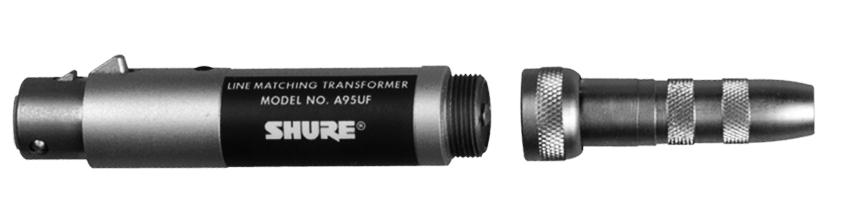 Shure Shure A95UF Impedance Transformer, Female XLR