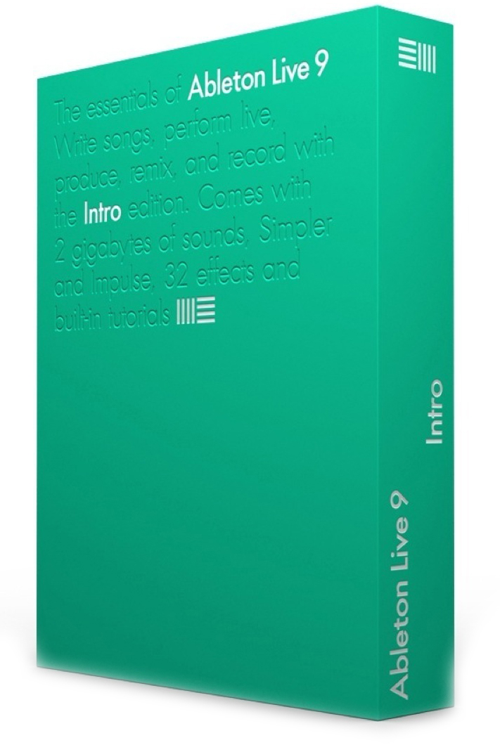 Ableton Ableton Live 9 Intro Music Production Software