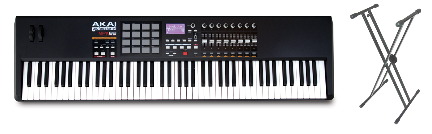 Akai Akai MPK88 MIDI Controller Keyboard, 88-Key